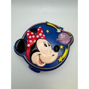 Vintage 1996 Polly Pocket Minnie Mouse Playcase Compact ONLY No Figures Bluebird